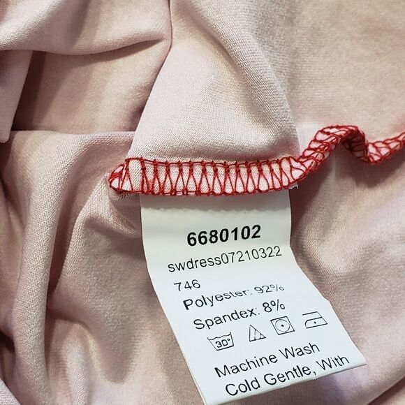 SHEIN Heart Printed Haltered Backless Dress Sz XL - Picture 12 of 15